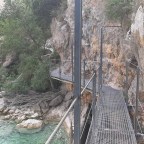 Refrescándonos en el río Vero ☀️ Alquezar